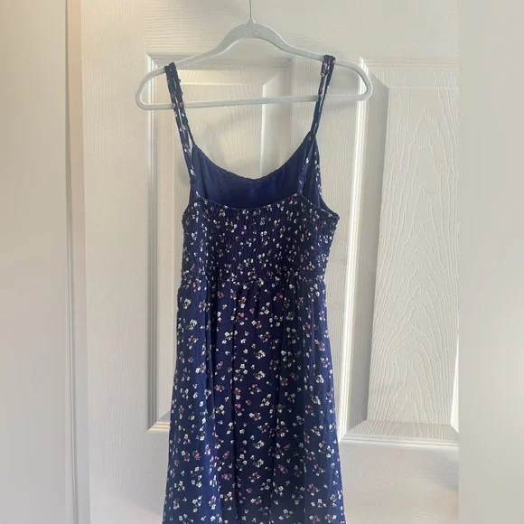 Target Navy Floral Mini Dress - Picture 2 of 3